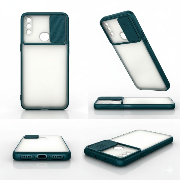 Premium Transparent Matte Back Cover for Samsung M01