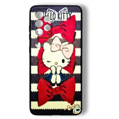 Samsung Galaxy A33 Hello Kitty Printed Back Cover | Cute Designer Soft Case