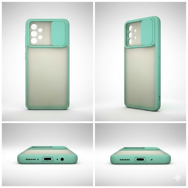 Premium Transparent Matte Back Cover for Samsung A32
