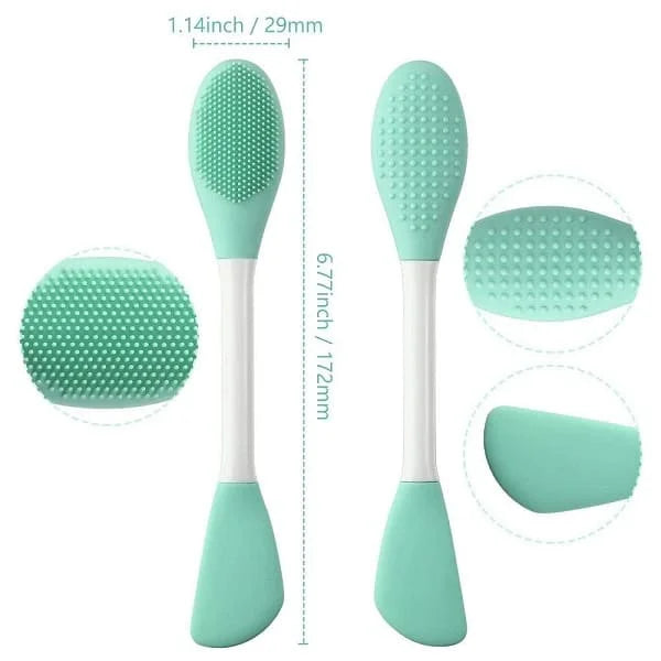 Silicone Face Makeup Brush, Scrubber For Apply Cream, Lotion