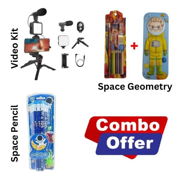 Combo :: Vlogging Video Kit + Space Geometry + Space Pencil