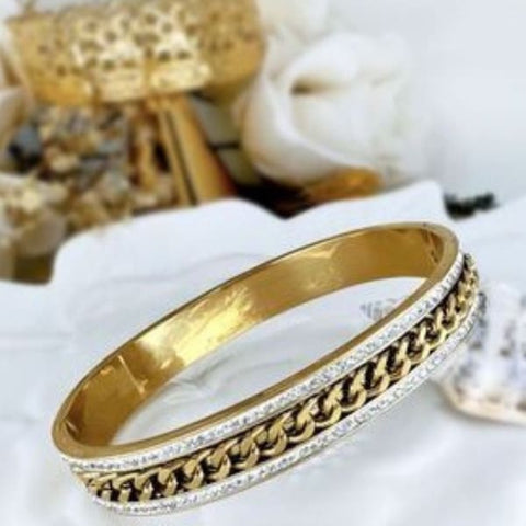 Luxury Stainless Steel Cuff Bracelet For Women