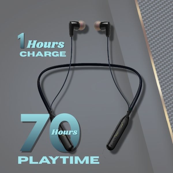 PACK OF 2| Neckbands LoSiTo™ Tribute Neckband| Deep bass| 70hrs Playtime