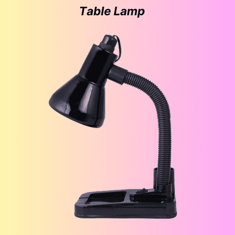 Stylish Black Adjustable Table Lamp For Home, Office, Study (Bulb Not Included) - My Store