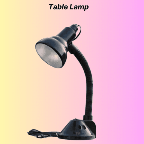 Stylish Black Adjustable Table Lamp For Home, Office, Study (Bulb Not Included) - My Store