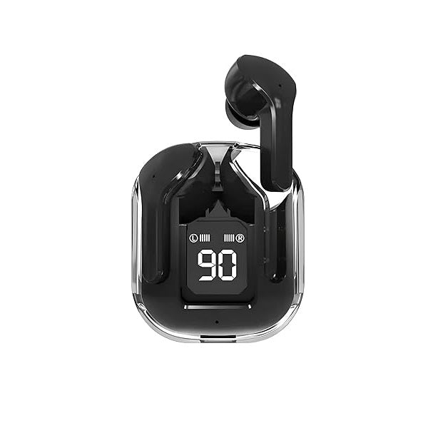 Transparent Digital Wireless Earbuds Bluetooth ( Multicolor )