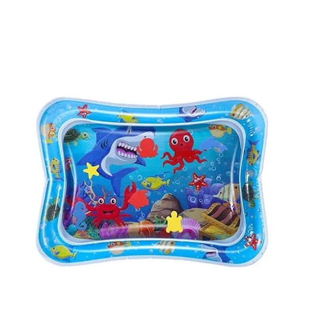 Baby Water Play Mat Toys Inflatable Tummy Time Leak-Proof