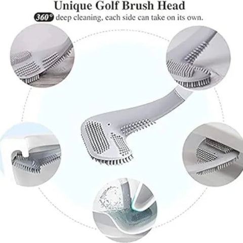 Golf Toilet Brush, Cleaning Brush, Flexible Bendable