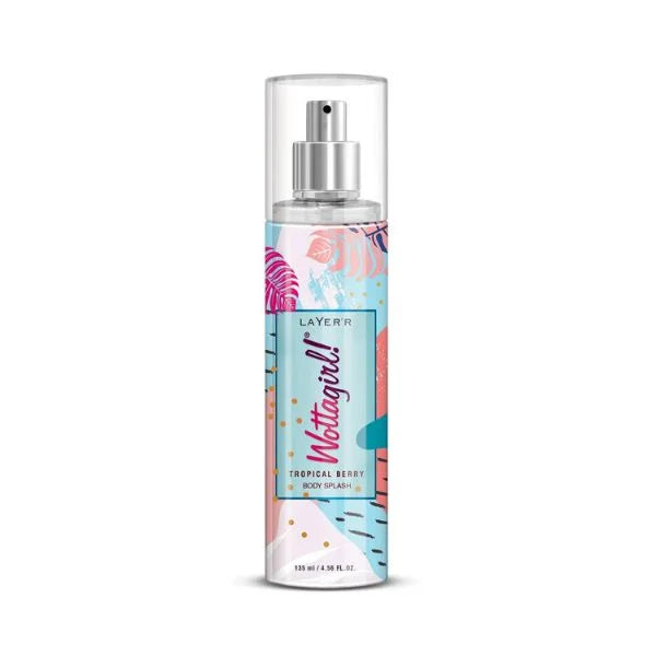 Layer'r Wottagirl Tropical Berry Body Splash for Women |Long Lasting Fragrance