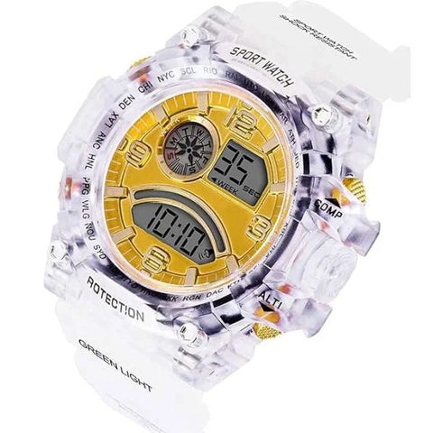 Transparent Sports Watch  For Kids, Women, Men