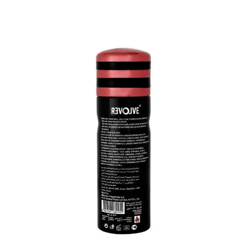 Revolve DARK BLACK BODY SPRAY - FOR MEN & WOMEN Body Spray - For Men & Women