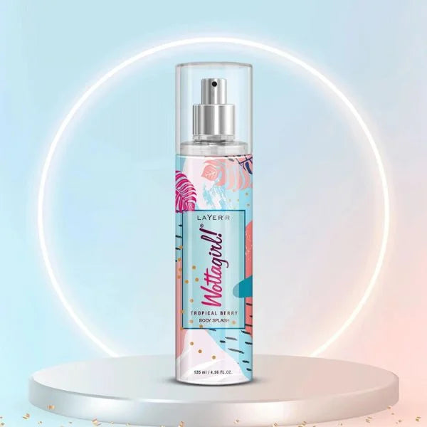 Layer'r Wottagirl Tropical Berry Body Splash for Women |Long Lasting Fragrance
