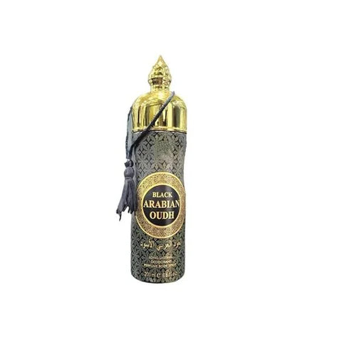 Mabox Premium luxury All-in-One Deodorant, Perfume, and Body Spray (Black arabian oudh, 200)