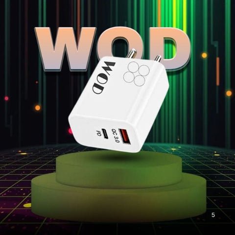 WOD 20W Fast Charger – High-Speed Power Delivery