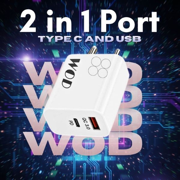 WOD 20W Fast Charger – High-Speed Power Delivery