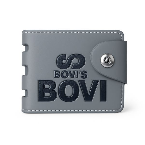 Men Casual BOVIS Artificial Leather Wallet