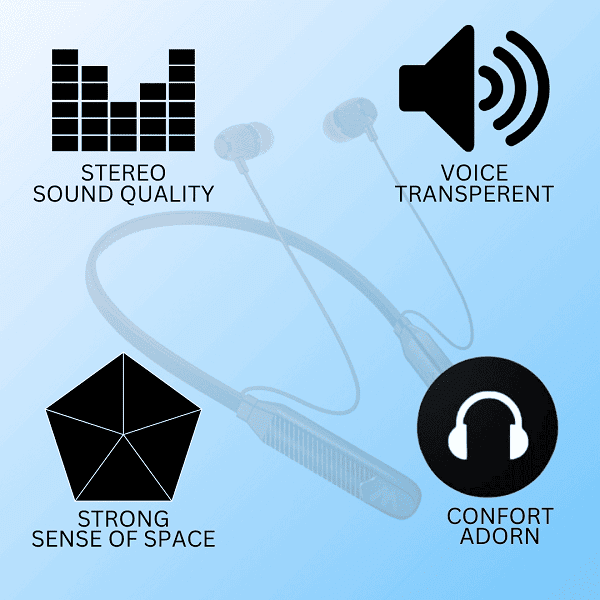 Woos WS-BT02 Musical Thunder Wireless Neckband