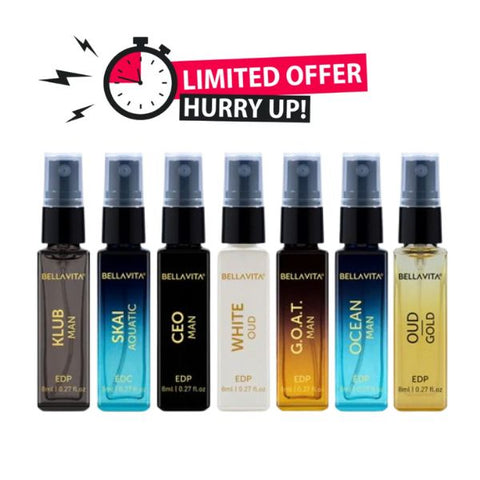 Bella Vita Luxury Pocket Aerosol Perfumes