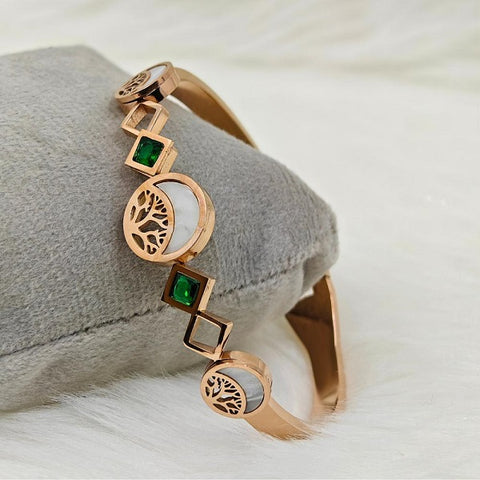 Rose Gold Plated Kada for Women