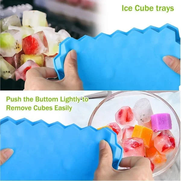 Ice Cube Tray for Freezer Flexible Silicone Honeycomb