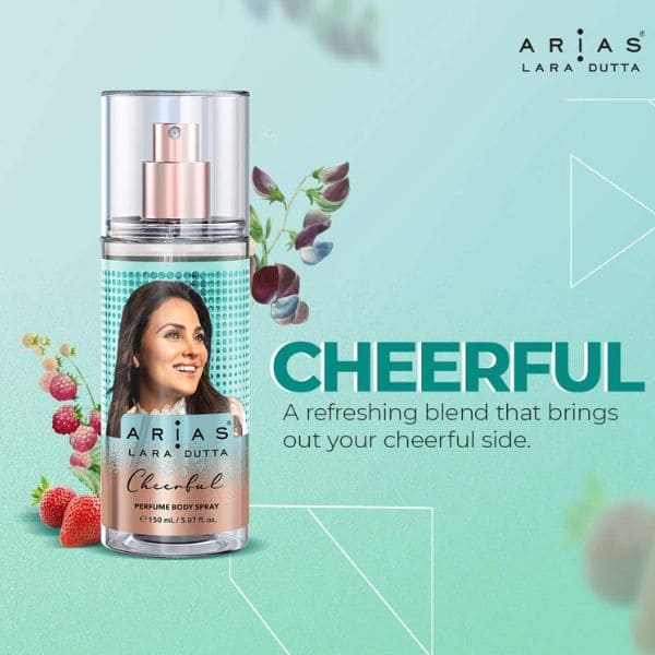 Arias Perfume Body Spray Cheerful for women