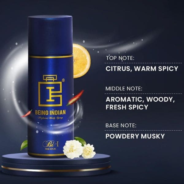 Being Indian Bi-I Deodorant Spray For unisex