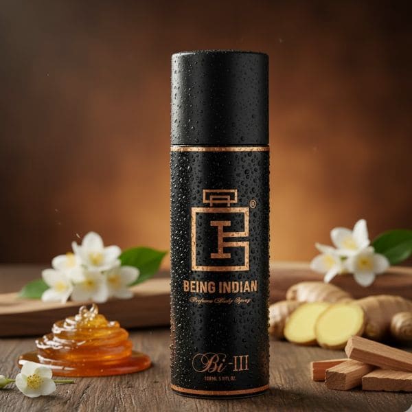 Being Indian Bi-III Deodorant Spray – Long-Lasting
