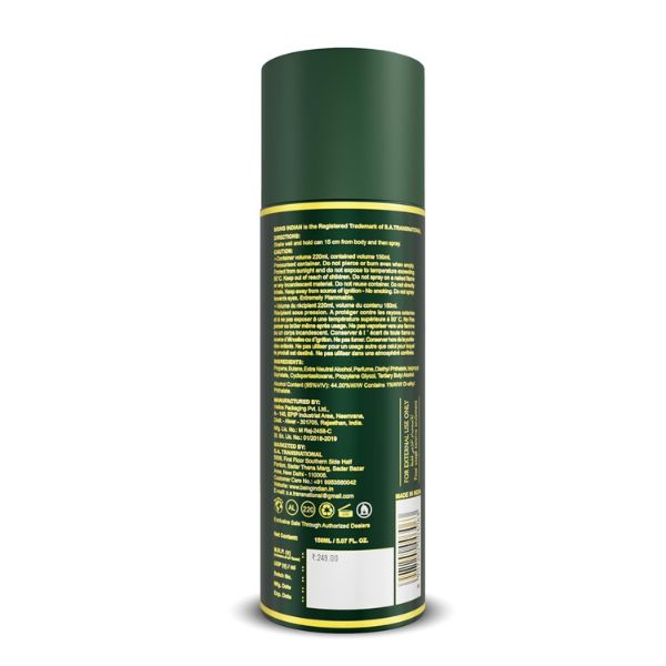 Being Indian Bi-II Deodorant Spray For Men – Long-Lasting