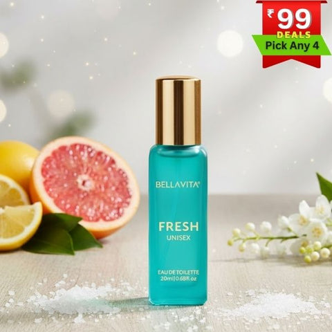 ₹99 Deals|Bella Vita FRESH Unisex Eau De Toilette Perfume