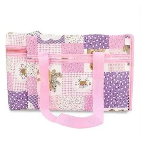 Newborn Baby Multipurpose bag Diaper & 2 Bottle Pockets Mother Bag With Adjustable Shoulder Strap