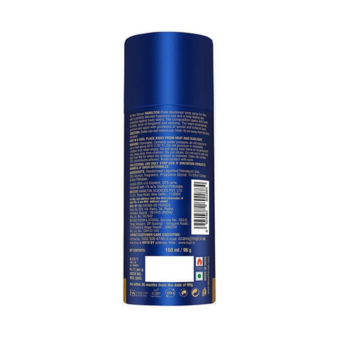New Denver Hamilton Pride Deodorant Body Spray for Men