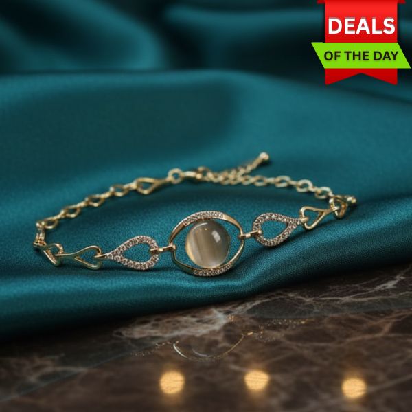 Elegance Cat’s Eye Gemstone Bracelet
