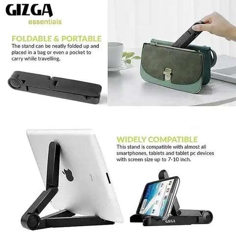 Portable Stand Holder Fully Foldable Adjustable Mobile - My Store