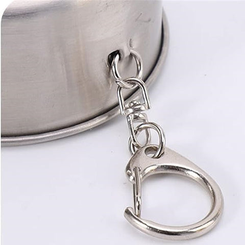 Water Cup 250ml Stainless Steel Folding Cup - My Store
