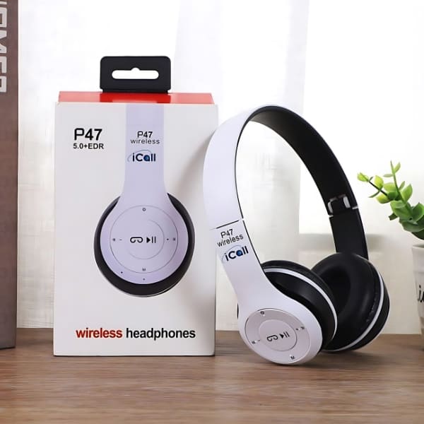 P47 Wireless Bluetooth Portable Headphone With Microphone