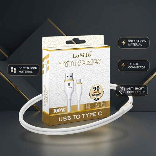 SELECT ANY 4 | (USB TO C, USB TO MICRO, USB TO LIGHTNING, C TO LIGHTNING, C TO C) Premium Data Cable