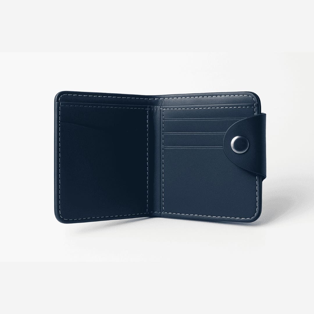 Men Casual Bailini Design Artificial Leather Wallet