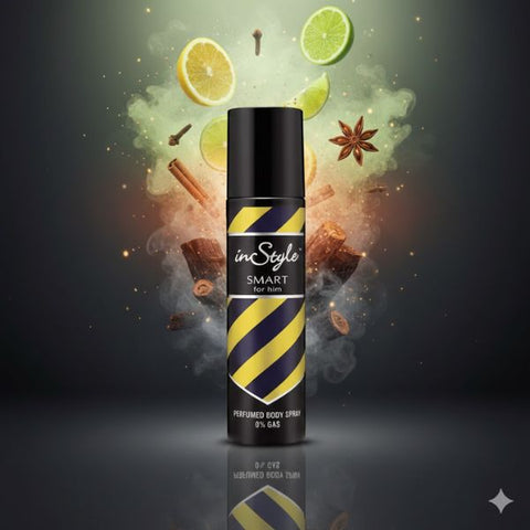 InStyle Smart For Him – Perfume Body Spray (0% Gas)
