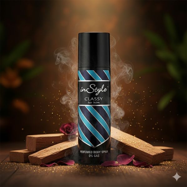 InStyle Classy Him Perfume Body Spray 135ml |  0% Gas