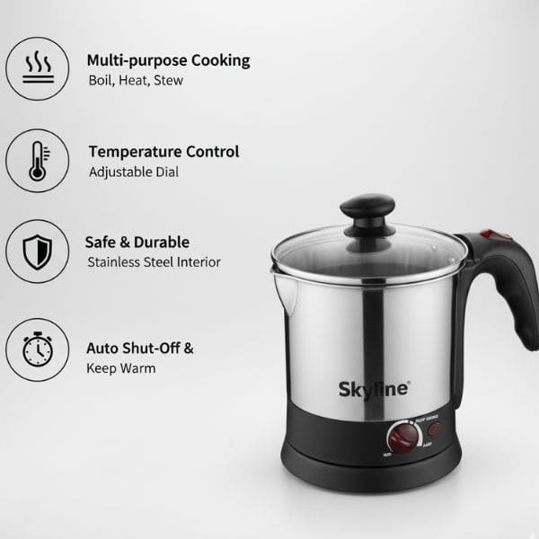 Skyline VTL-7070 Electric Kettle (1.7 Liters)