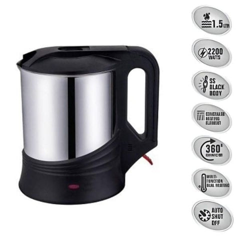 Skyline Stainless Steel Electric Kettle VTL-5004 (1.7 Liters)