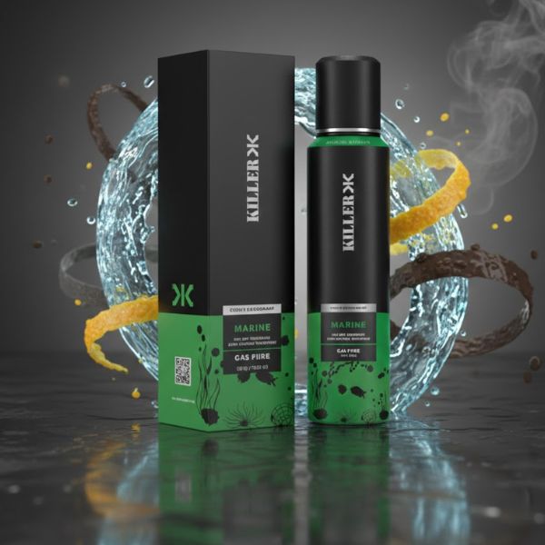 Killer-Killer Marine Deodorant Spray for Men