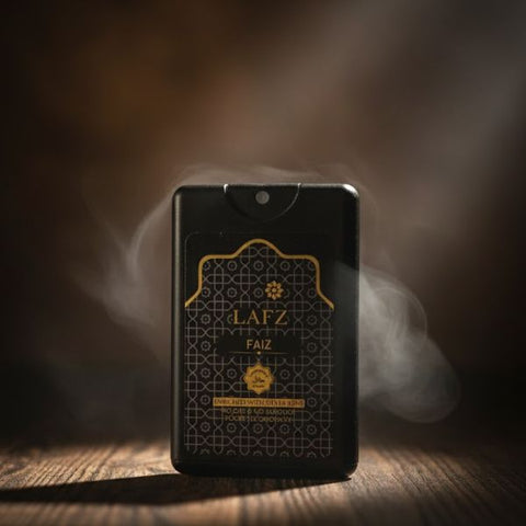 Lafz Faiz Pocket Deodorant pack of 2 – Enriched with Silver Ions, Alcohol & Gas-Free