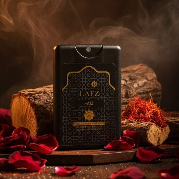 Lafz Faiz Pocket Deodorant pack of 2 – Enriched with Silver Ions, Alcohol & Gas-Free