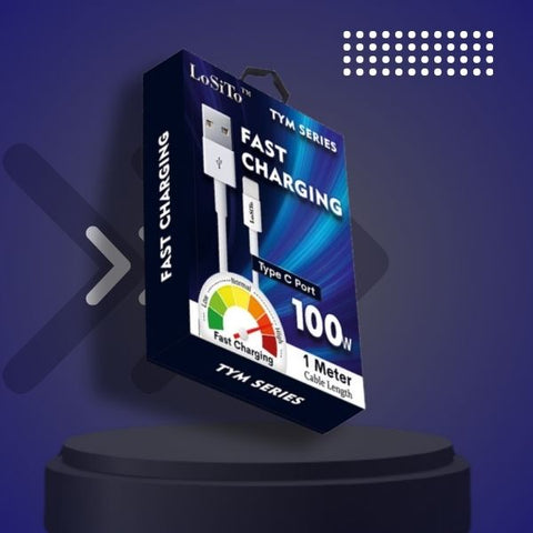 LoSiTo TYM Series 100W Fast Charging Type-C Cable