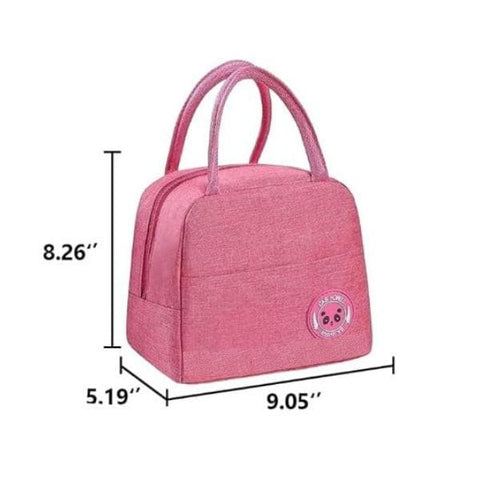Stylish Insulated Lunch Bag With Extra Pocket For unisex and kids