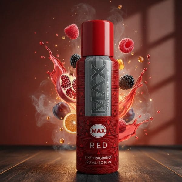 MAX Red Body Spray for unisex