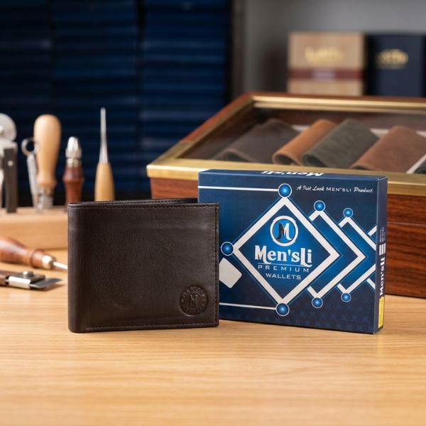 PACK OF 2 :- Men'sLi Premium Leather Bifold Wallet for Men (TH 1051)