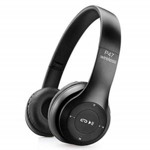 P47Wireless Bluetooth Portable Headphone With Microphone - My Store