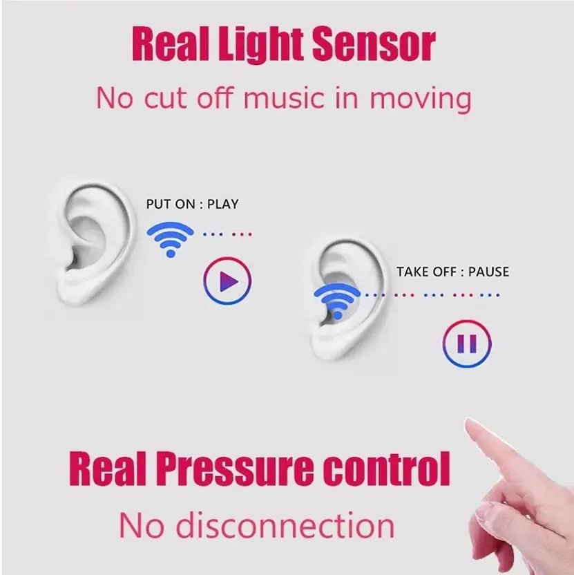 El-786 Wireless Bluetooth Earbuds-Long Battery Life, Premium Sound